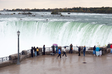 Niagara falls view from Canada side