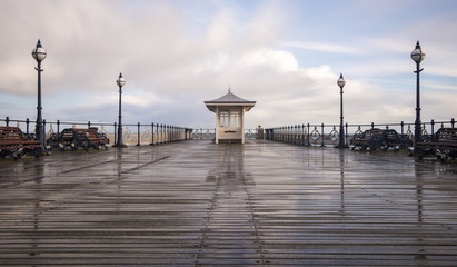 Naklejka premium The new pier at Swanage in Dorset.