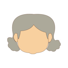 lovely grandmother old woman image cheerful