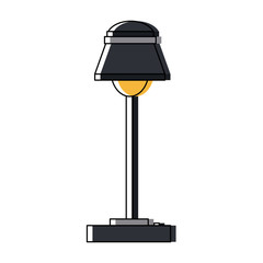 desk lamp icon bulb light energy ilumination