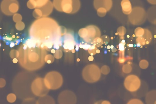 Abstract background. Bronze gold-colored blur. Circle blur