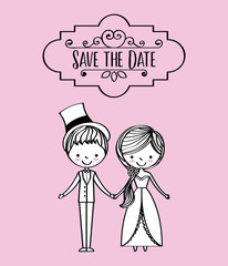 save the date special icon vector illustration design graphic