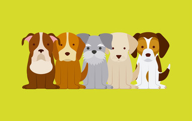 Naklejka premium i love dog life icon vector illustration design graphic