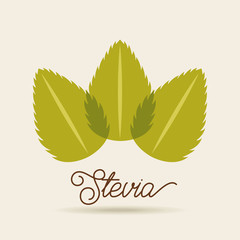 Stevia natural sweetener icon vector illustration design graphic