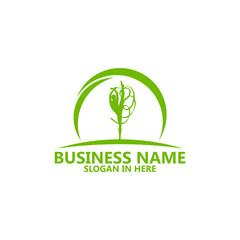 Gymnastics Rope Logo Template Design