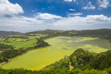 Furnas Lagoon in the Azores