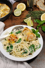 Spaghetti with meatballs