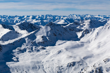Obraz na płótnie Canvas Summit of Mount Elbert Colorado in Winter