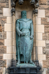 Fototapeta premium Edinburgh Castle - William Wallace Statue