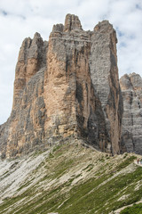 Fototapeta na wymiar Dolomiten mit den Drei Zinnen in Südtirol