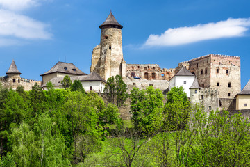 Fototapeta na wymiar The Lubovna castle, Slovakia