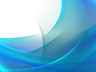 Abstract green and blue wave background