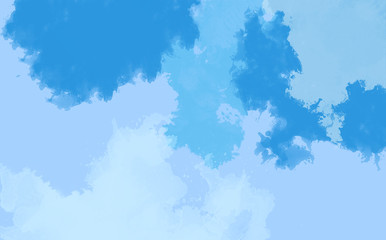 Abstract colorful water color,Sky background.