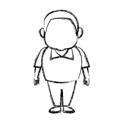 man character people standing cartoon