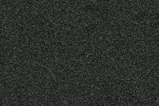 seamless texture of black sponge or foam Stock Photo