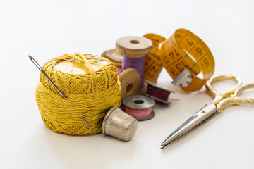 Sewing threads, coils