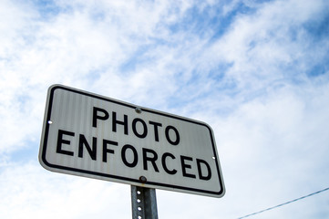 Photo Enforced Sign