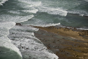 PORTUGAL ALGARVE LUZ BEACH ATLANTIC OCEAN
