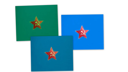 Three Soviet (ussr) stars collage