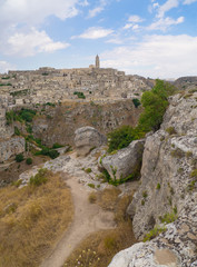 Matera (Basilicata) - The historic center of the wonderful stone city of southern Italy, a tourist attraction for the famous "Sassi", designated European Capital of Culture for 2019.