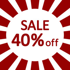 Store sale background.