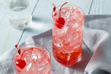 Sweet Refreshing Cherry Cocktail Mocktail