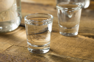 Boozy Alcoholic American Moonshine Shots