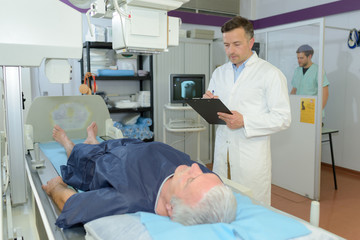 the patient under observation