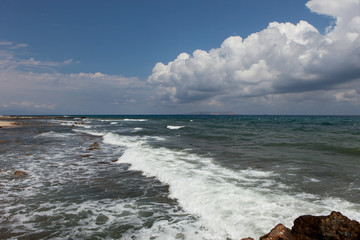 Fototapeta na wymiar sea landscape, Crete Analipsi