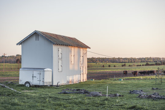 Feed Shed On A Rural Virgina Farm