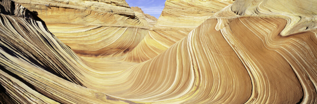 Sandstone swirls in Paria Canyon near the Arizona/Utah border, United States of America