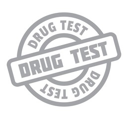 Drug Test rubber stamp. Grunge design with dust scratches. Effects can be easily removed for a clean, crisp look. Color is easily changed.
