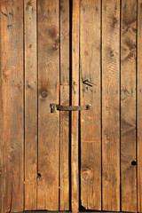 Old wooden door