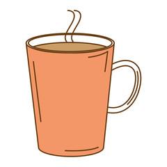 coffee mug isolated icon vector illustration design