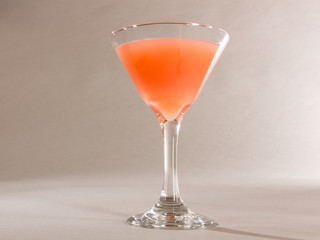 Elegant Glass of Grapefruit Juice