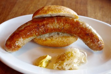 Sausage sandwich