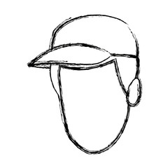 worker portrait of delivery man with cap