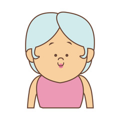 portrait woman female cartoon people smiling