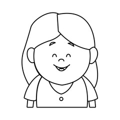 portrait woman cartoon people female avatar