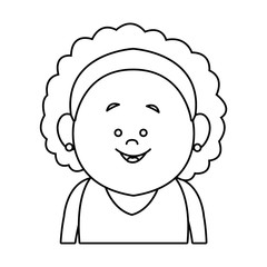 portrait woman cartoon people female avatar