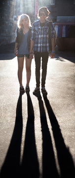 Urban Teenage Couple