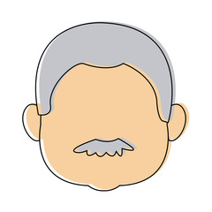 man face male person character profile people