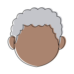 cartoon woman face character people female