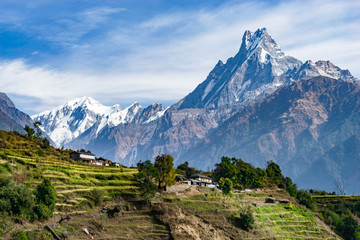 マチャプチャレ　アンナプルナ連峰（ネパール）