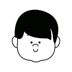 cartoon profile boy little avatar people young