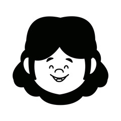 cartoon woman face character people female