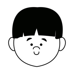 cartoon profile boy little avatar people young