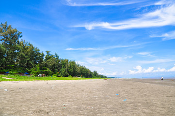 A coastal suburban district of Ho Chi Minh City, Vietnam. With white sandy, delicious seafoods, Can Gio is a popurlar beach to relax at weekends of people near Ho Chi Minh city.