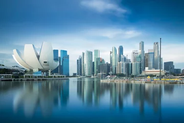 Foto op Aluminium Singapore skyline © weerasak