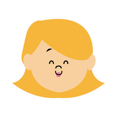 Obraz premium cartoon little girl young female person